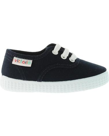 VICTORIA 1915 INGLESA CANVAS TRAINERS NAVY BLUE WITH WHITE LACES AZUL