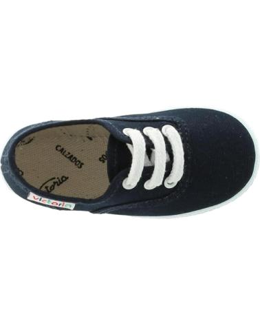VICTORIA 1915 INGLESA CANVAS TRAINERS NAVY BLUE WITH WHITE LACES AZUL