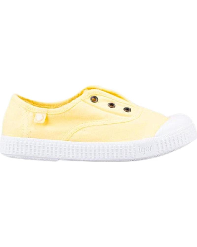 girl and boy Trainers IGOR ZAPATILLA BERRI  AMARILLO