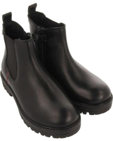 girl boots GIOSEPPO BOTIN ELASTIC CREMALLERA  NEGRO