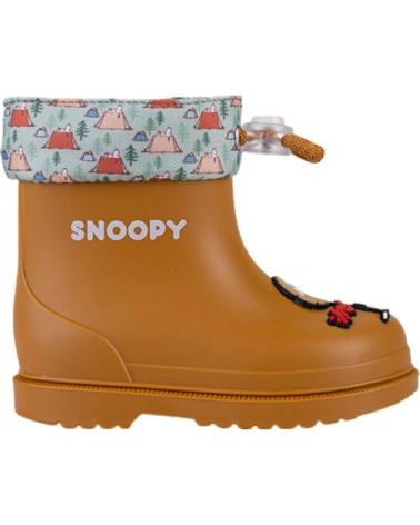 girl and boy Wellington Boots IGOR K BIMBI SNOOPY  MARRóN