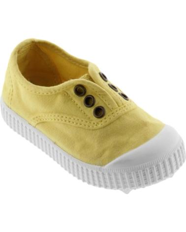 Sneaker VICTORIA  für Mädchen und Junge PUNT GOMA MAIZ  AMARILLO