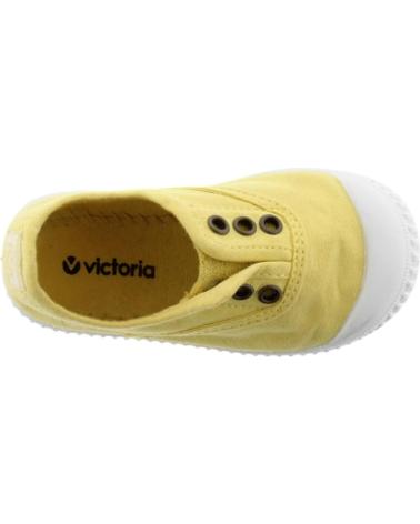 Sneaker VICTORIA  für Mädchen und Junge PUNT GOMA MAIZ  AMARILLO