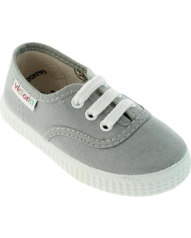girl and boy Trainers VICTORIA P  GRIS