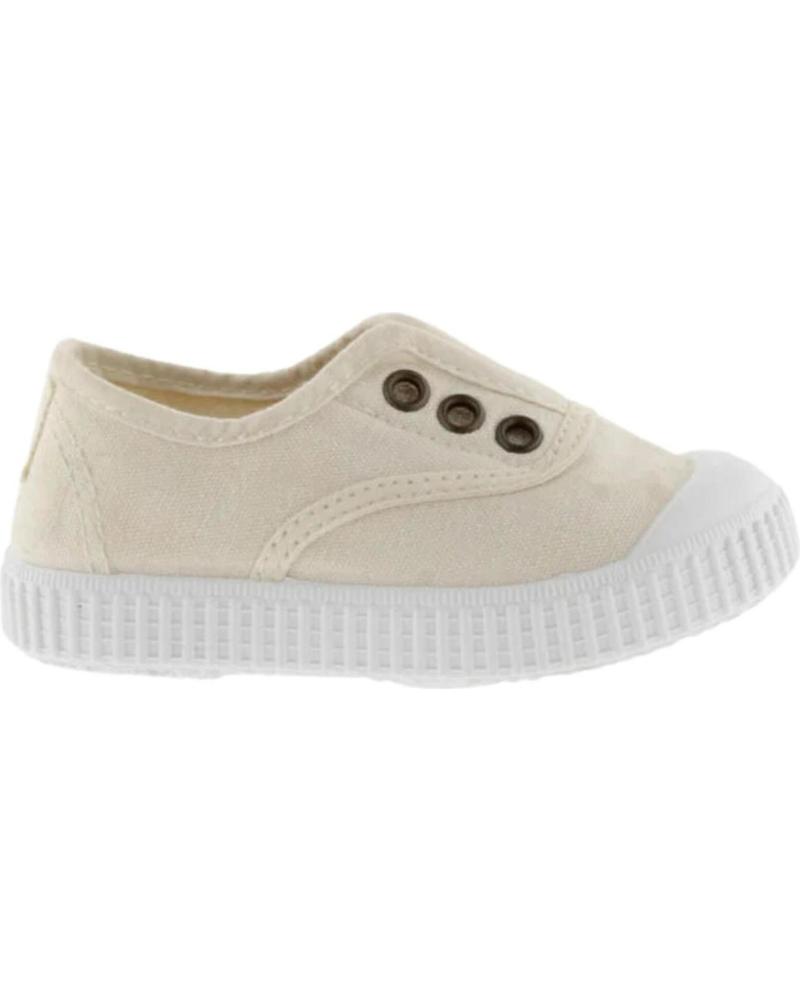 girl and boy Trainers VICTORIA PX COTTON  BEIGE