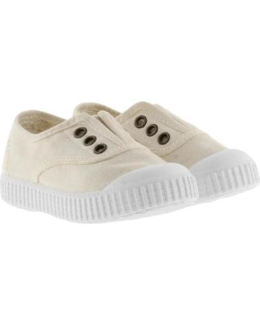 girl and boy Trainers VICTORIA PX COTTON  BEIGE