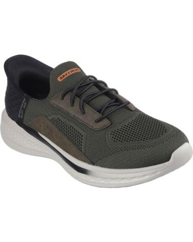 Sportivo per Uomo SKECHERS SNEAKERS SLADE-COHEN HOMBRE VERDE