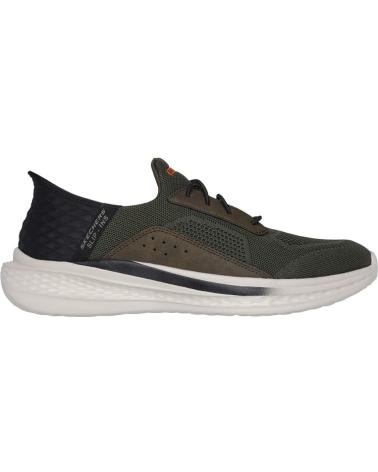 Sportivo per Uomo SKECHERS SNEAKERS SLADE-COHEN HOMBRE VERDE