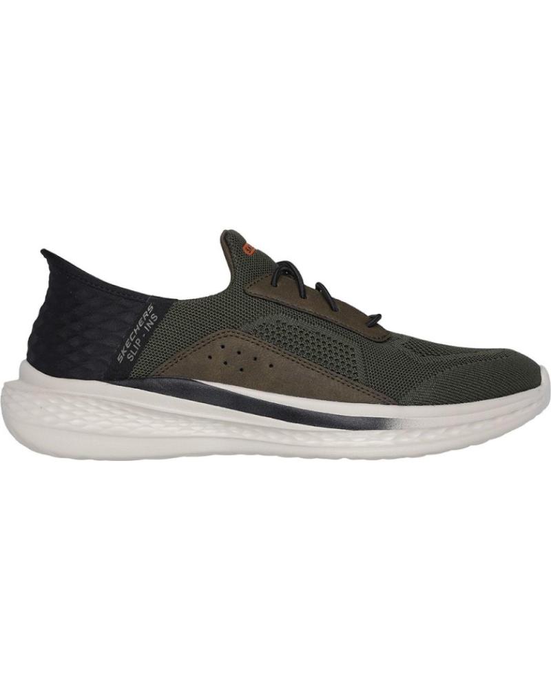 Sportivo per Uomo SKECHERS SNEAKERS SLADE-COHEN HOMBRE VERDE