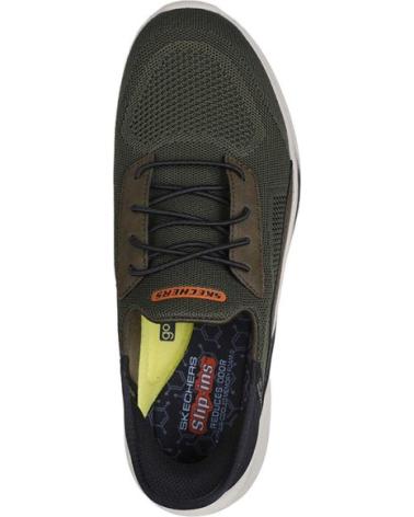 Sportivo per Uomo SKECHERS SNEAKERS SLADE-COHEN HOMBRE VERDE