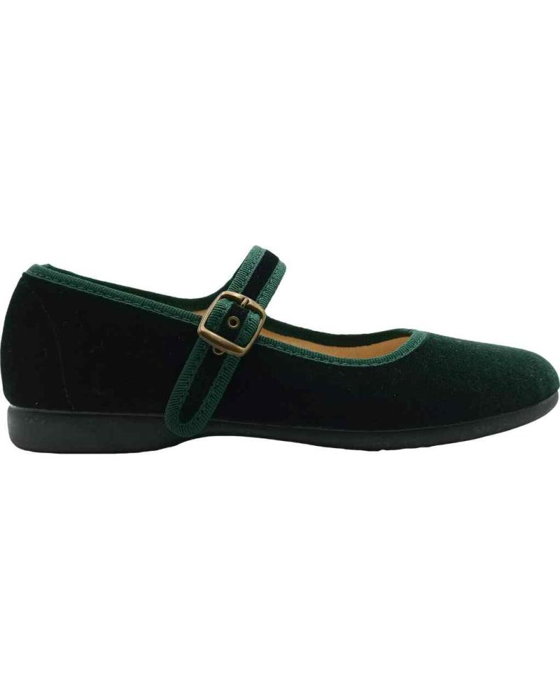Zapatos TOKOLATE  de Niña M TERCIOPELO BOTELLA  VERDE
