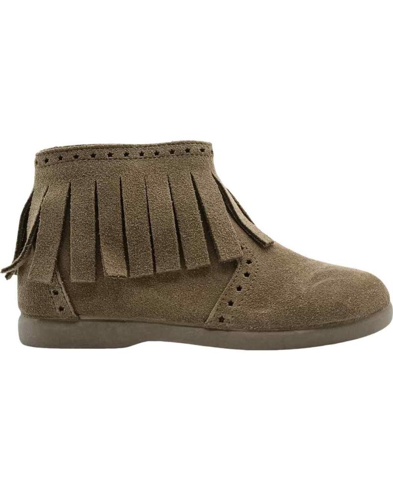 Botines TOKOLATE  de Niña B SERRAJE FLECOS  AZUL