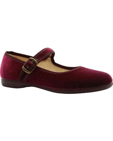 Zapatos TOKOLATE  de Niña M TERCIOPELO ROJO  AZUL