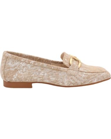 Mocasines DESCANFLEX  de Mujer MOC CADENA STEFFY BEIGE  AZUL