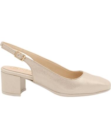 Sandalias DESCANFLEX  de Mujer SALON PIEL HEB DESTALONADO  BEIGE