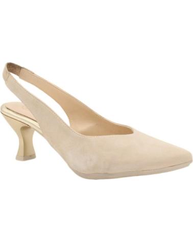 Sandalias DESCANFLEX  de Mujer SALON ANTE DESTALONADO SONORA  BEIGE