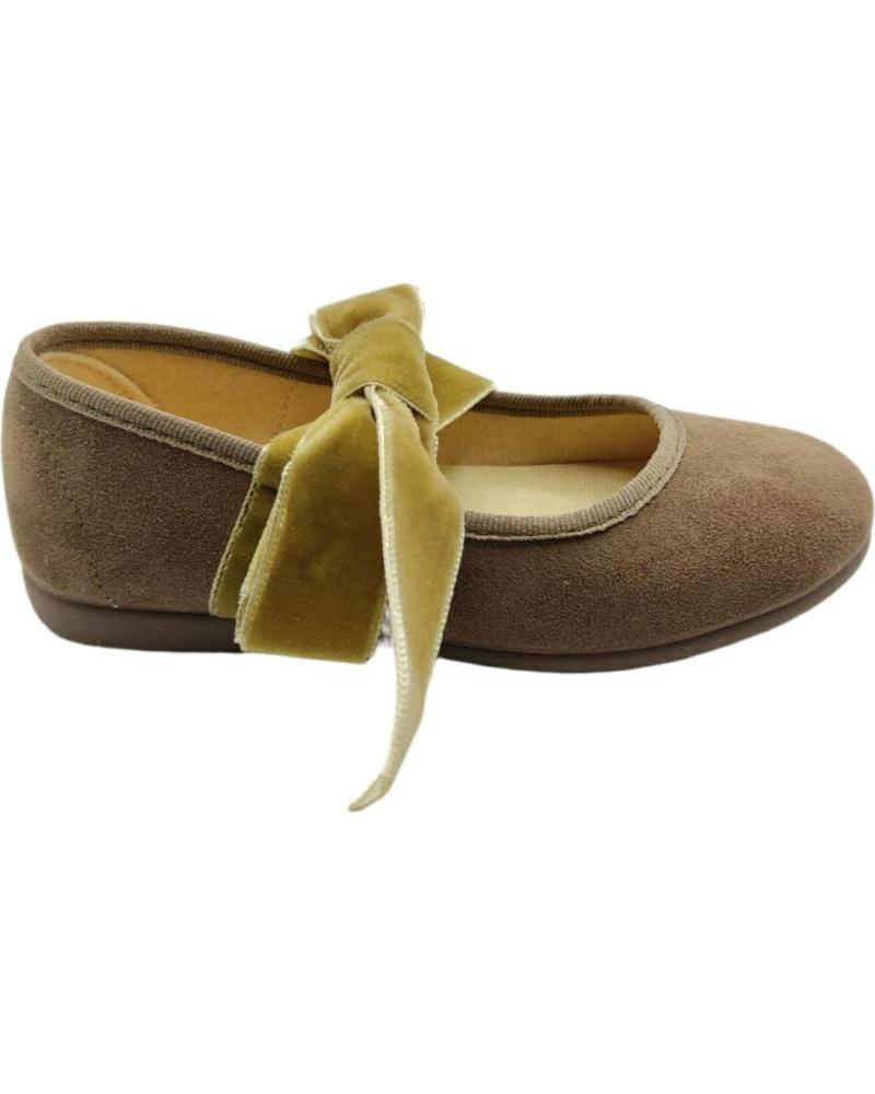 Schuhe TOKOLATE  für Mädchen BAILARINA SERR LAZO  AZUL