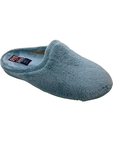 Pantufas GEMA GARCIA  de Mulher CHINELA FELPA  AZUL
