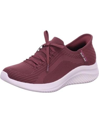 Woman Trainers SKECHERS 149710-BURG SLIP-IN ULTRA FLEX 3 0 BRILLIANT PATH BURDEOS