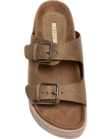 Sandales CORINA  pour Femme SANDALIAS PLATAFORMA MUJER CRONA BIOS VARIOS M4395  VERDE