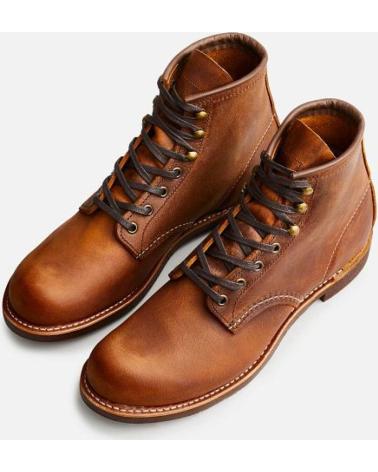 Man Mid boots RED WING 3343 HERITAGE WORK 6 BLACKSMITH BOOT COPPER ROUGH TOUGH - 40  BROWN