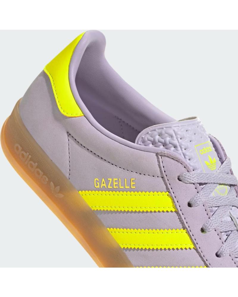 adidas gazelle silver green womens adidas Womens Gazelle Indoor (Dawn/Solar/Yellow), 10.5