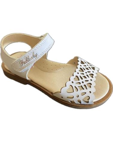 Sandales PABLOSKY  pour Fille SANDALIAS DE NINA 085300  BLANCO