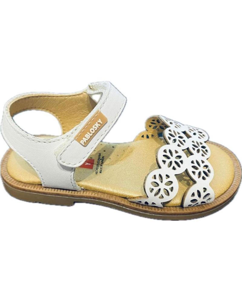 Sandálias PABLOSKY  de Menina SANDALIAS DE NINA 418300  BLANCO