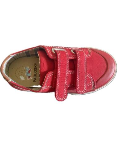 Sportif PABLOSKY  pour Garçon ZAPATILLA LONA DE NINO 930460  ROJO