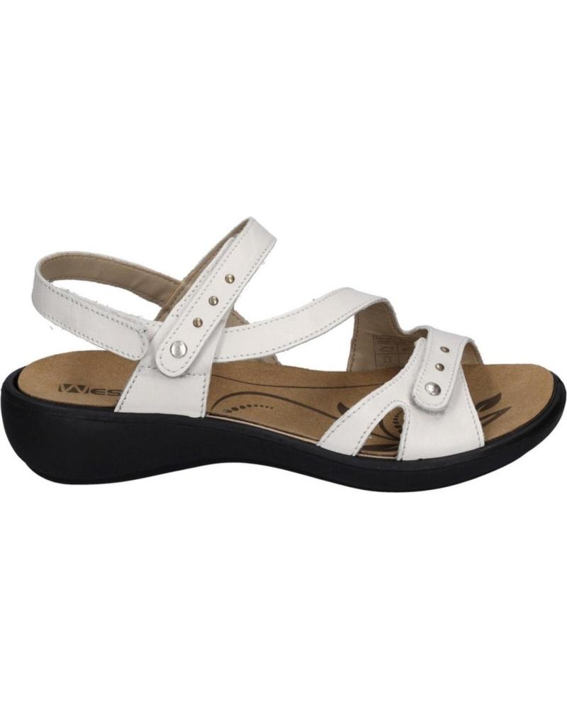 Sandalias WESTLAND  de Mujer IBIZA 70 PIEL BLANCA  BLANCO