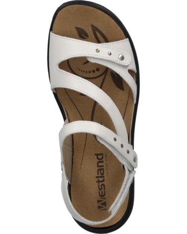 Sandalias WESTLAND  de Mujer IBIZA 70 PIEL BLANCA  BLANCO