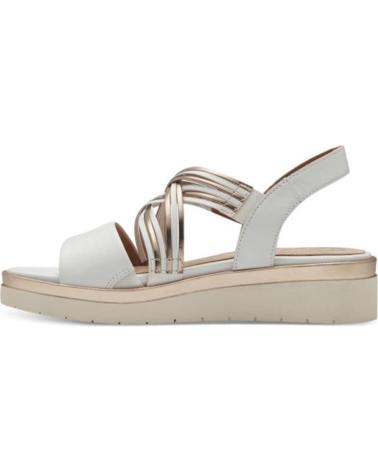 Woman Sandals TAMARIS 88707 PIEL BLANCA-ORO  BLANCO