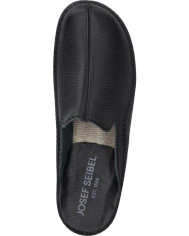 Pantofole JOSEP SEIBEL  per Uomo MONACO-202 G PIEL NEGRA  NEGRO