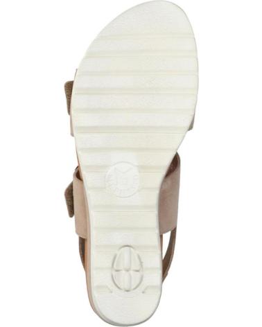 Woman Sandals MEPHISTO YSABEL NUBUCK  TAUPE