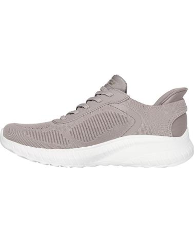 SKECHERS SLIP-INS BOBS SQUAD CHAOS TAUPE