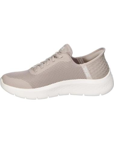 SKECHERS ZAPATOS ZAPATOS MUJER ZAPATILLAS BAJAS MODELO GO WALK FLEX BEIGE