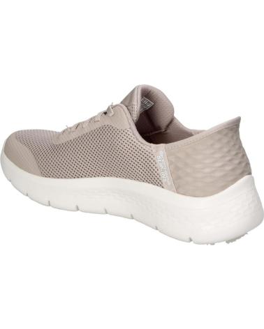 SKECHERS ZAPATOS ZAPATOS MUJER ZAPATILLAS BAJAS MODELO GO WALK FLEX BEIGE