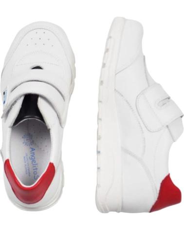 Deportivas ANGELITOS  de Niña y Niño ZAPATILLAS DEPORTE 903 DEPORTIVO COLEGIAL  BLANCO