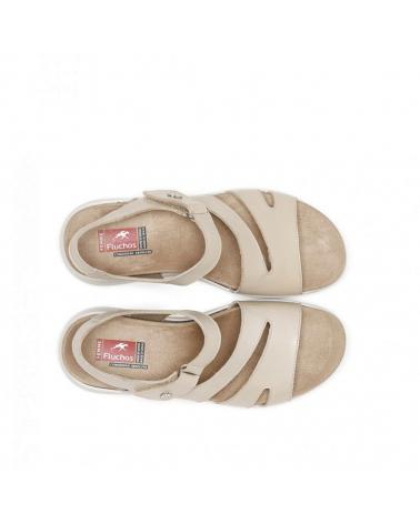 Sandalias de Mujer FLUCHOS SANDALIAS PIEL BEIGE TIBET PIEDRA