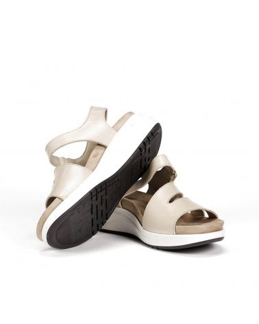Sandalias de Mujer FLUCHOS SANDALIAS PIEL BEIGE TIBET PIEDRA