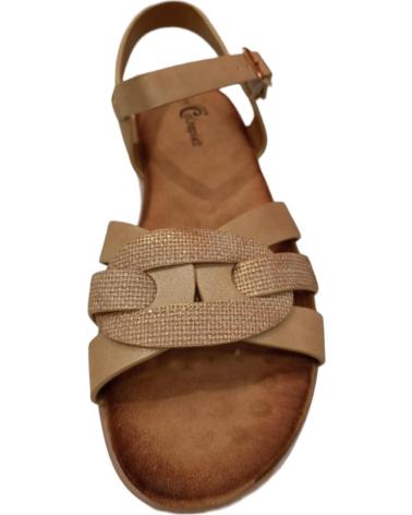 Sandales MAWEN  pour Femme SANDALIA PLANA SENORA  BEIGE