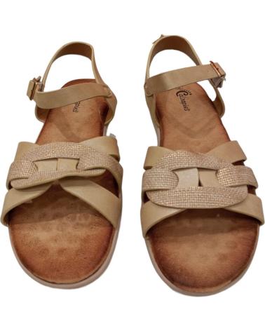 Sandales MAWEN  pour Femme SANDALIA PLANA SENORA  BEIGE