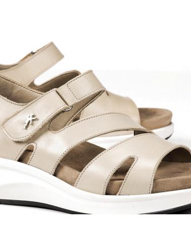 Sandalias de Mujer FLUCHOS SANDALIAS PIEL BEIGE TIBET PIEDRA