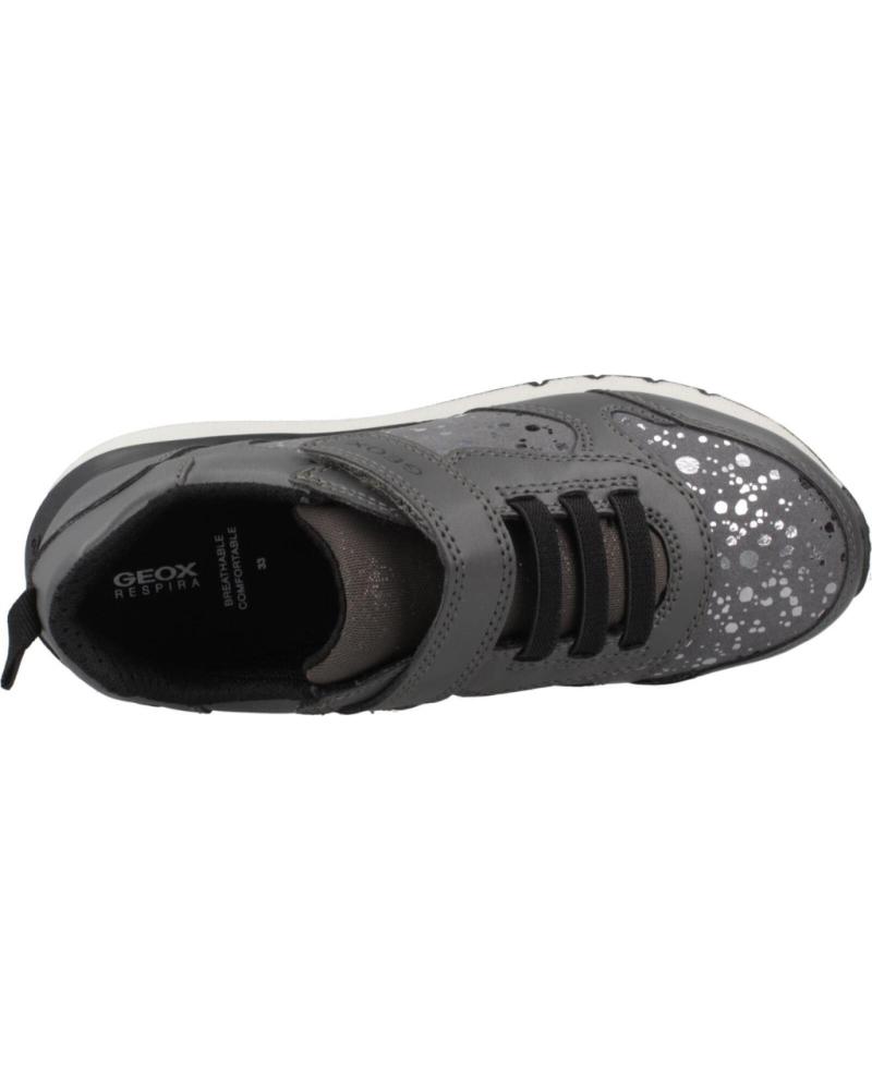 Geox J Fastics Girl B, meisjessneakers, Grijs, 25 EU