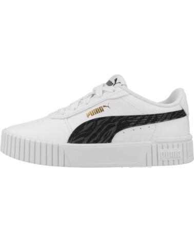 Deportivas PUMA  de Niña y Niño ZAPATILLAS NINO MODELO CARINA 2 0 ZEBRA PS COLOR BLANCO WHIT  WHITE