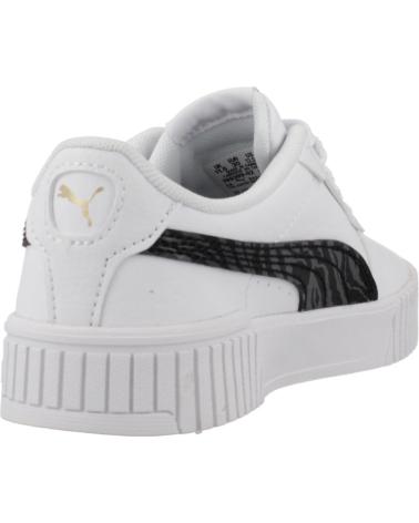 Deportivas PUMA  de Niña y Niño ZAPATILLAS NINO MODELO CARINA 2 0 ZEBRA PS COLOR BLANCO WHIT  WHITE