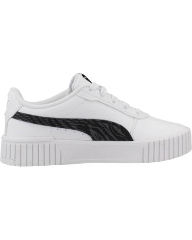 Deportivas PUMA  de Niña y Niño ZAPATILLAS NINO MODELO CARINA 2 0 ZEBRA PS COLOR BLANCO WHIT  WHITE