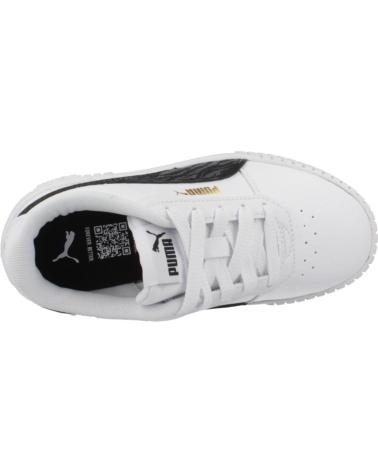Deportivas PUMA  de Niña y Niño ZAPATILLAS NINO MODELO CARINA 2 0 ZEBRA PS COLOR BLANCO WHIT  WHITE