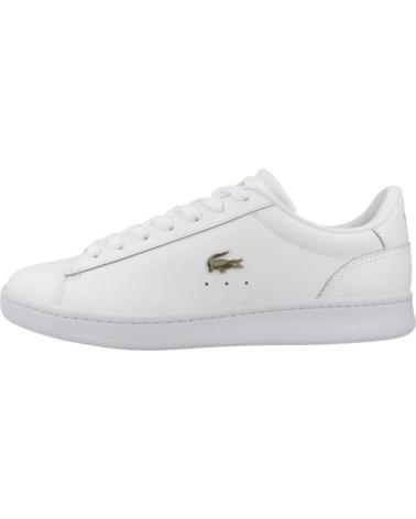 Zapatillas deporte LACOSTE  pour Femme ZAPATILLAS MUJER MODELO CARNABY COLOR BLANCO  WHTGLD