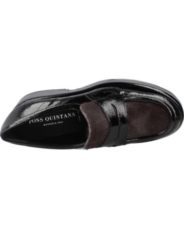 Mocasines PONS QUINTANA  de Mujer MOCASINES MUJER MODELO FLIPER COLOR NEGRO  NGNTRT